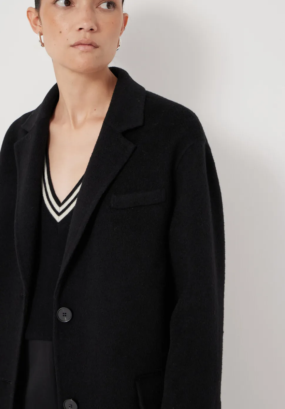 Pure Wool Double Faced Blazer