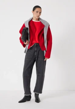 Pure Wool Double Faced Collarless Jacket