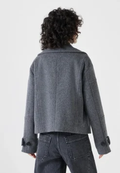 Pure Wool Double Lapel Jacket