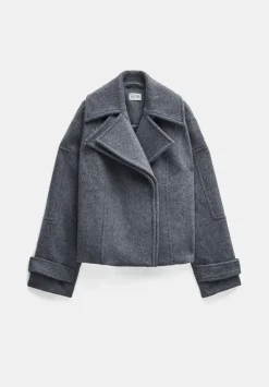 Pure Wool Double Lapel Jacket