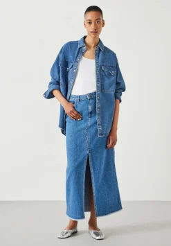 Rachelle Denim Maxi Skirt