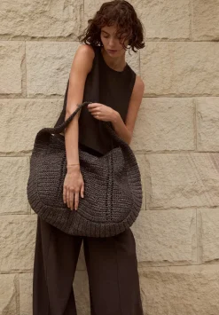Raffia Oversized Tote Bag