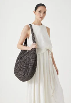 Raffia Oversized Tote Bag