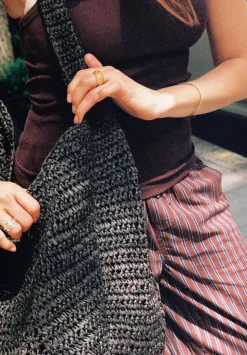 Raffia Oversized Tote Bag