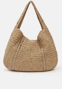 Raffia Oversized Tote Bag