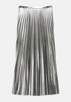 Raven Pleated Maxi Skirt