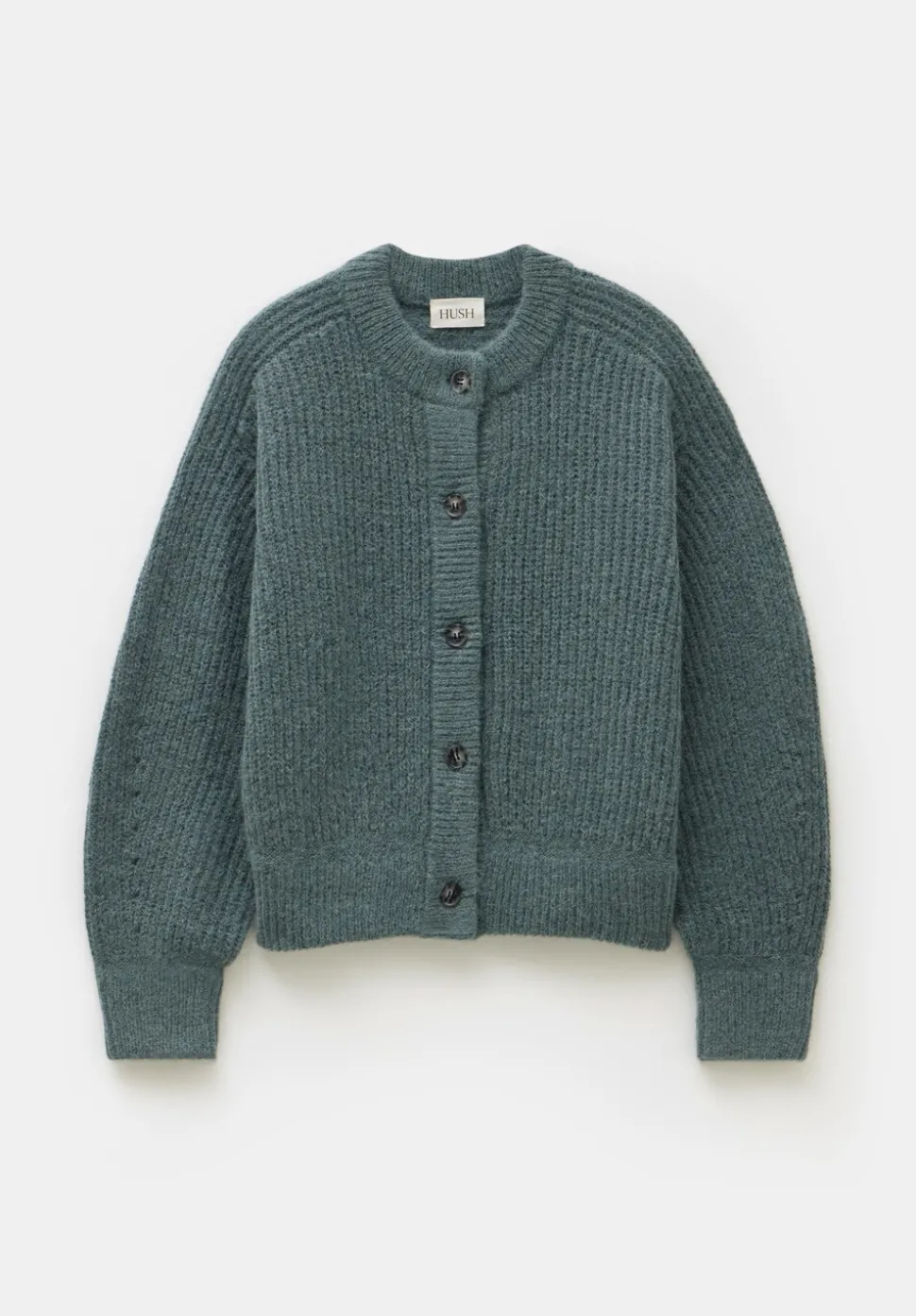 Raven Wool Blend Cardigan