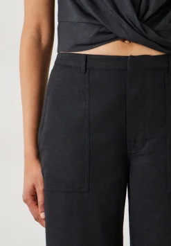Raye Linen Straight Leg Trousers