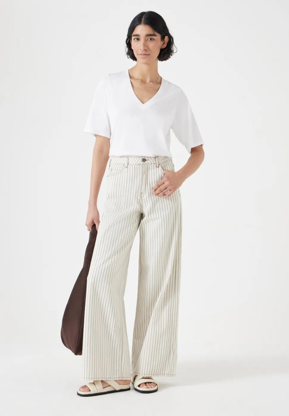 Reece V Neck Drapey T-Shirt