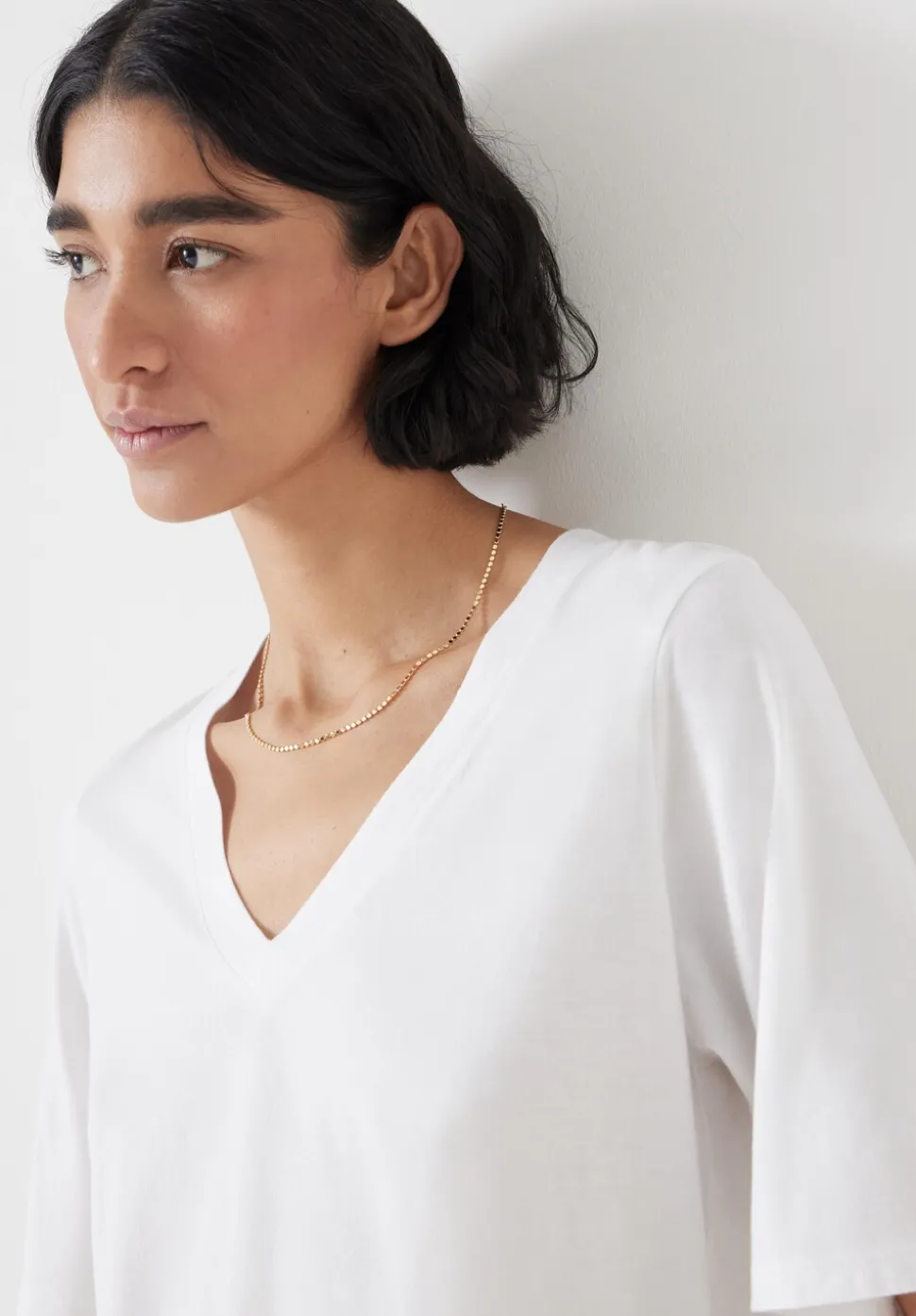 Reece V Neck Drapey T-Shirt