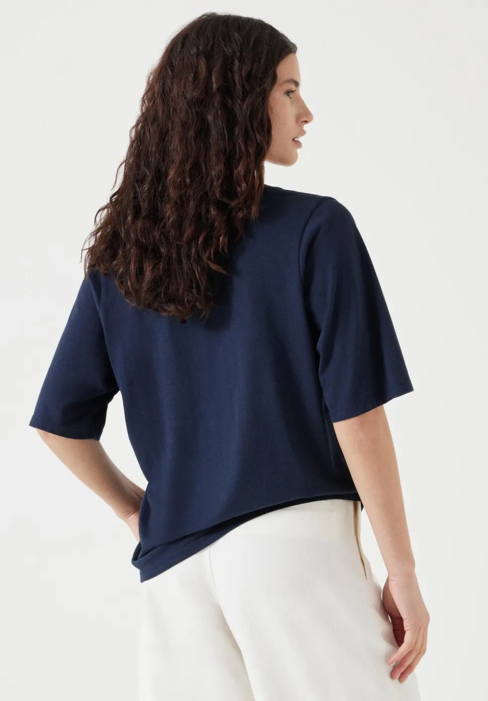 Reece V Neck Drapey T-Shirt