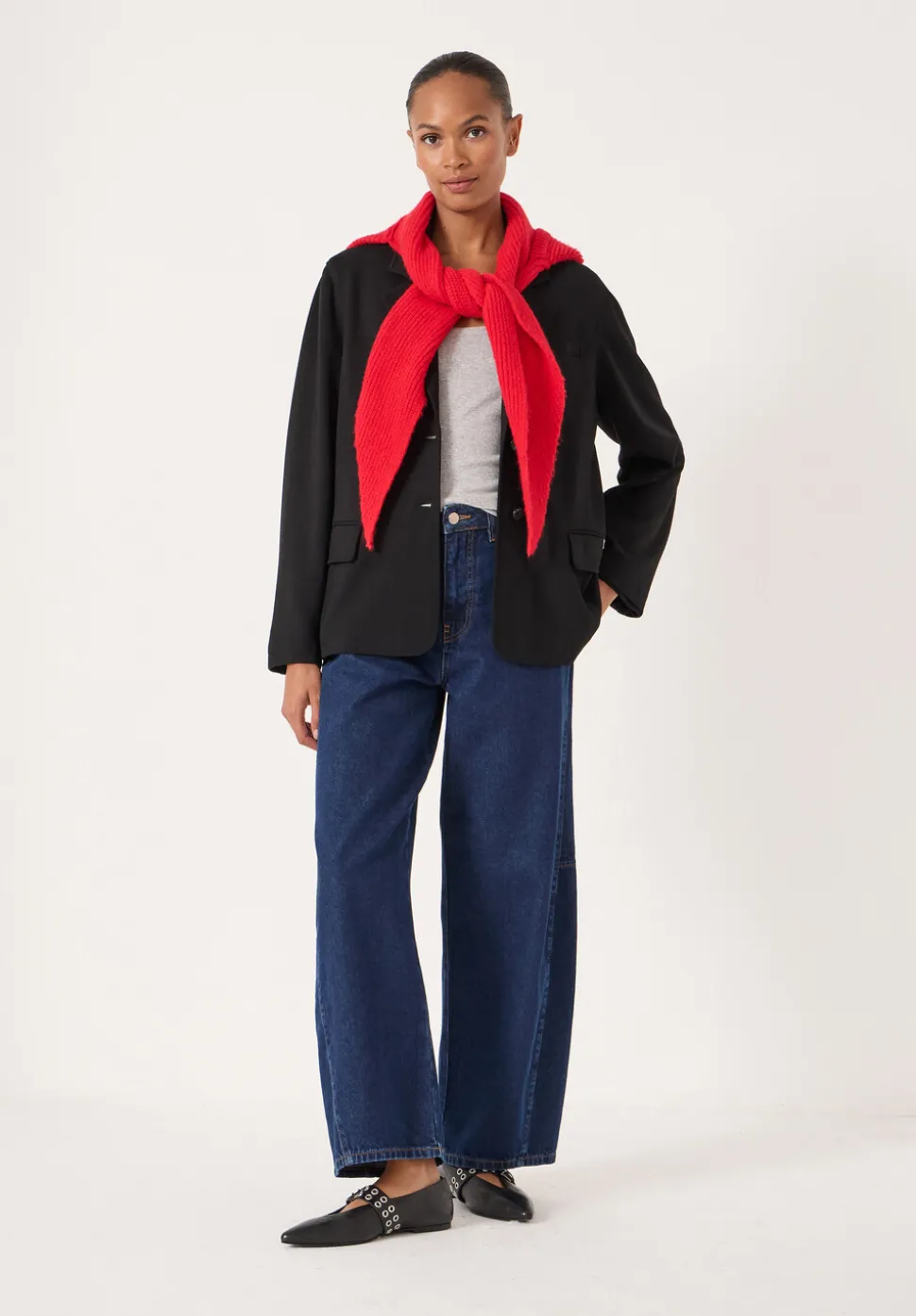 Relaxed Ponte Blazer