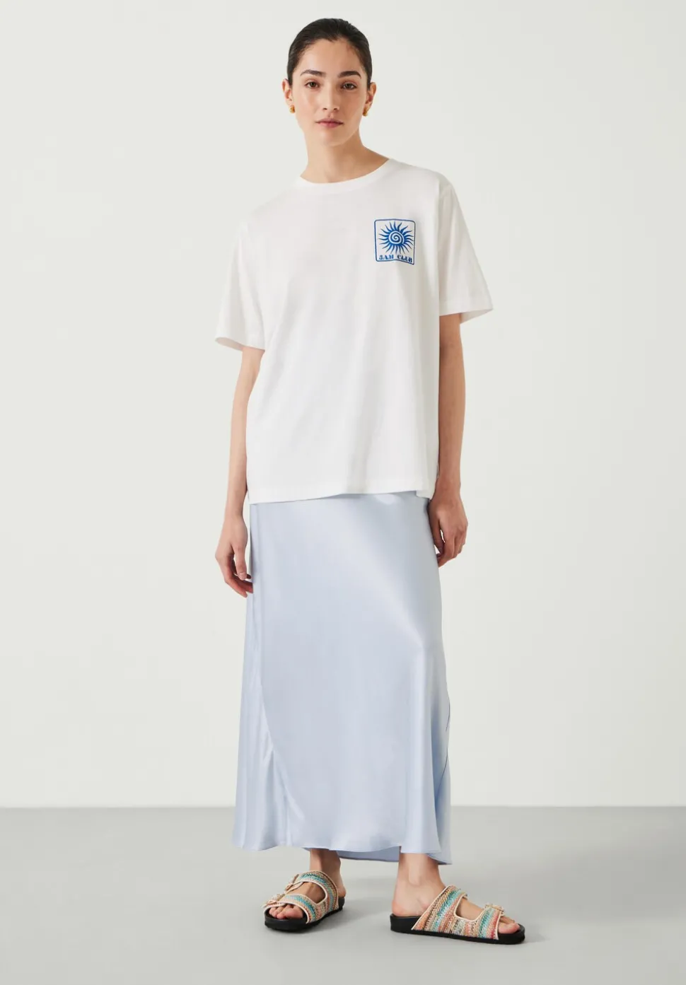 Remi Satin Maxi Skirt