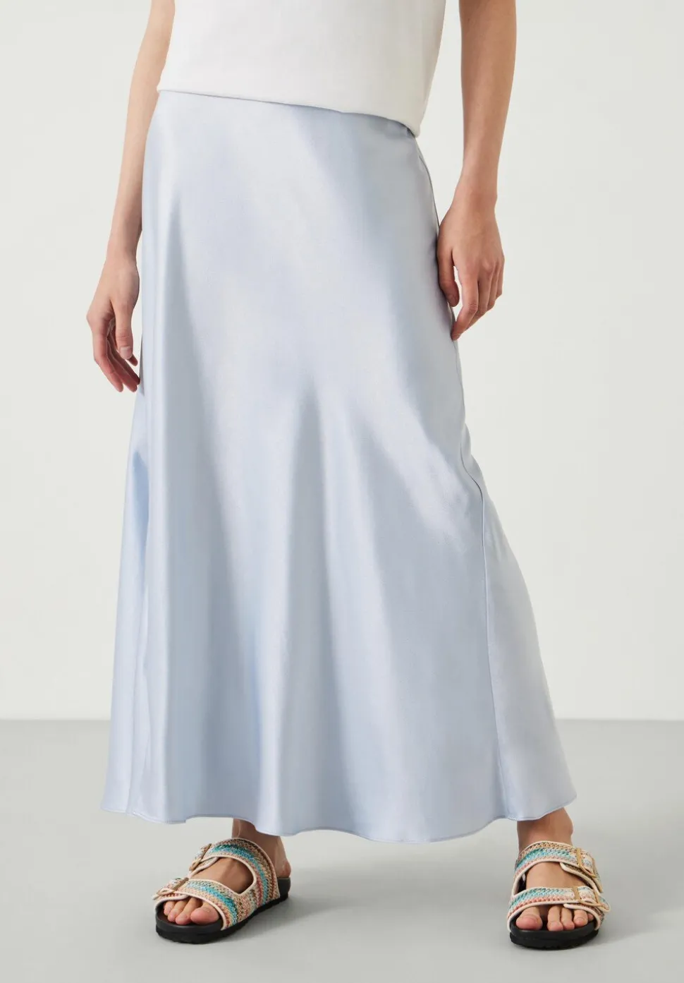 Remi Satin Maxi Skirt