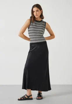 Remi Satin Maxi Skirt