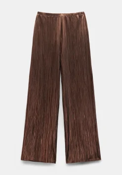 Reva Pleated Wide-Leg Trousers