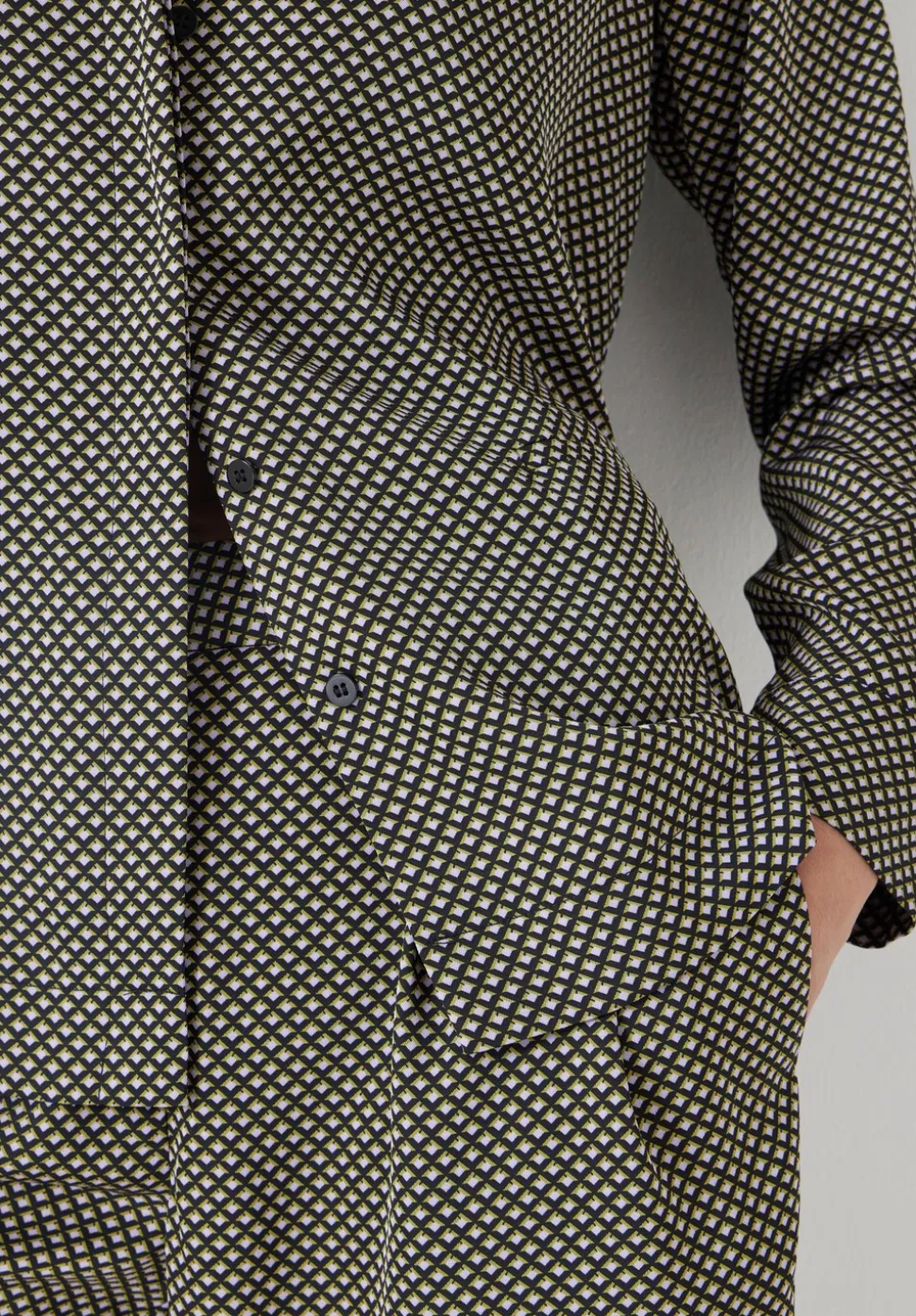 Revere Collar Long Sleeve Shirt
