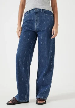 Rhinestone Stripe Jeans