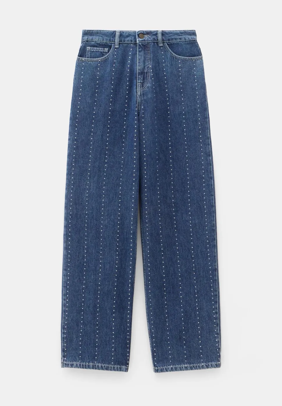 Rhinestone Stripe Jeans