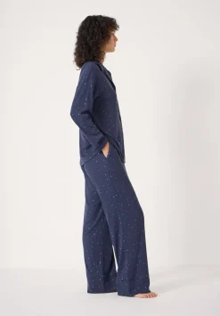Ribbed Modal Star Printed Pyjamas