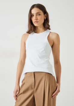 Ribbed Scooped Vest