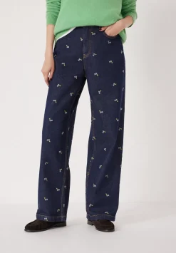Romy Embroidered Floral Jeans