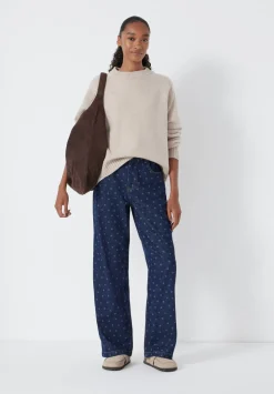 Romy Laser Spot Print Jeans