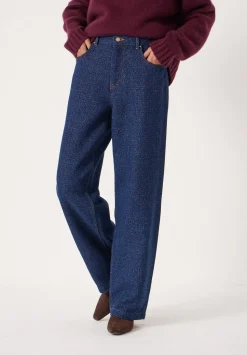 Romy Wide Leg Lurex Jeans