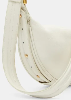 Rory Crescent Leather Crossbody Bag