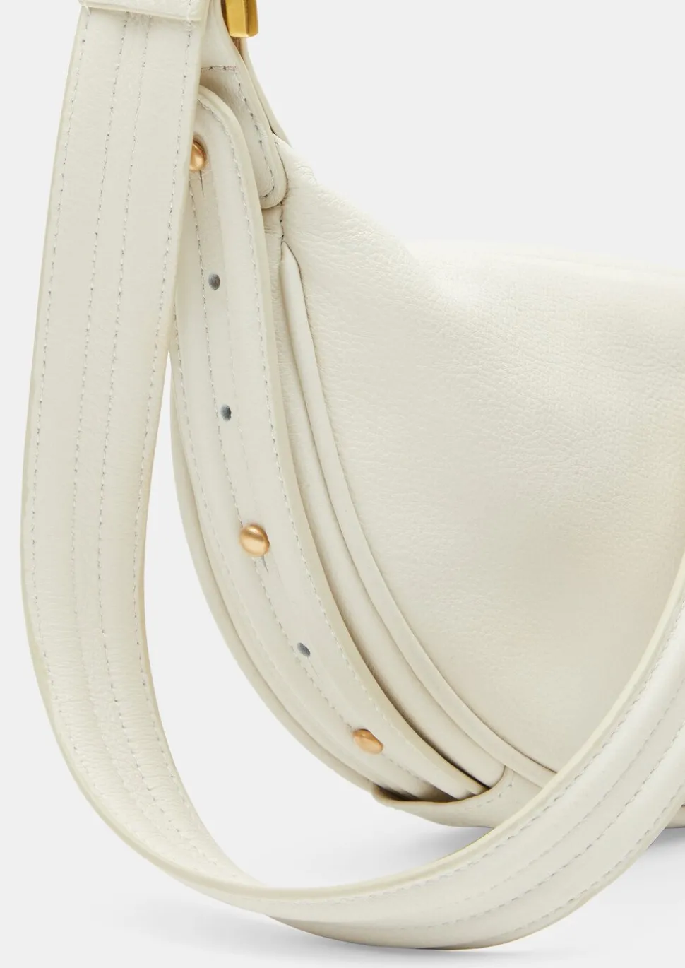 Rory Crescent Leather Crossbody Bag
