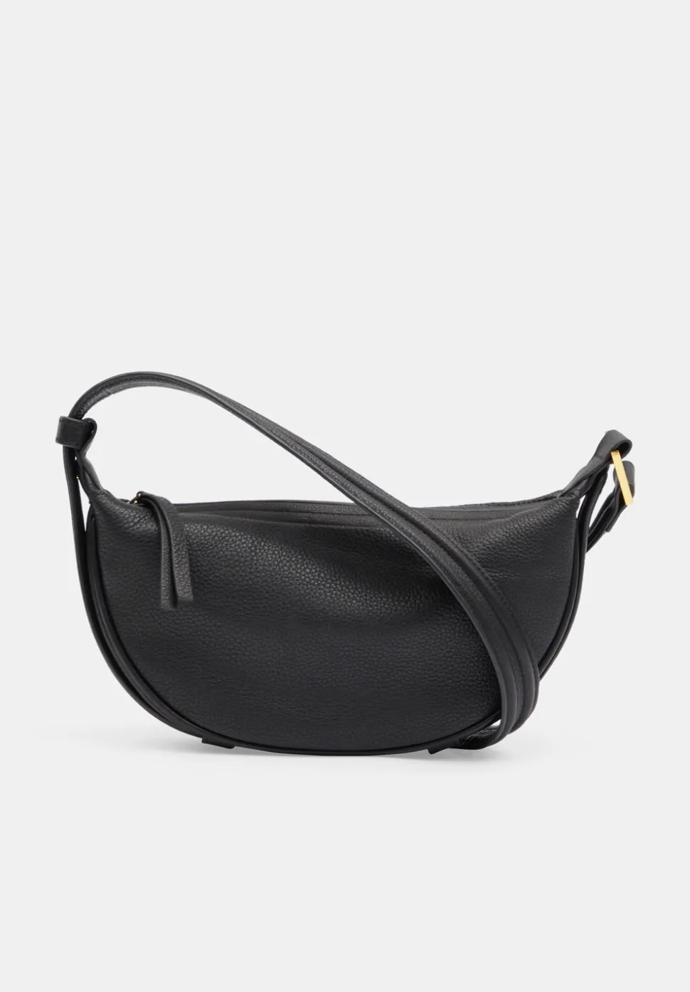 Rory Crescent Leather Crossbody Bag