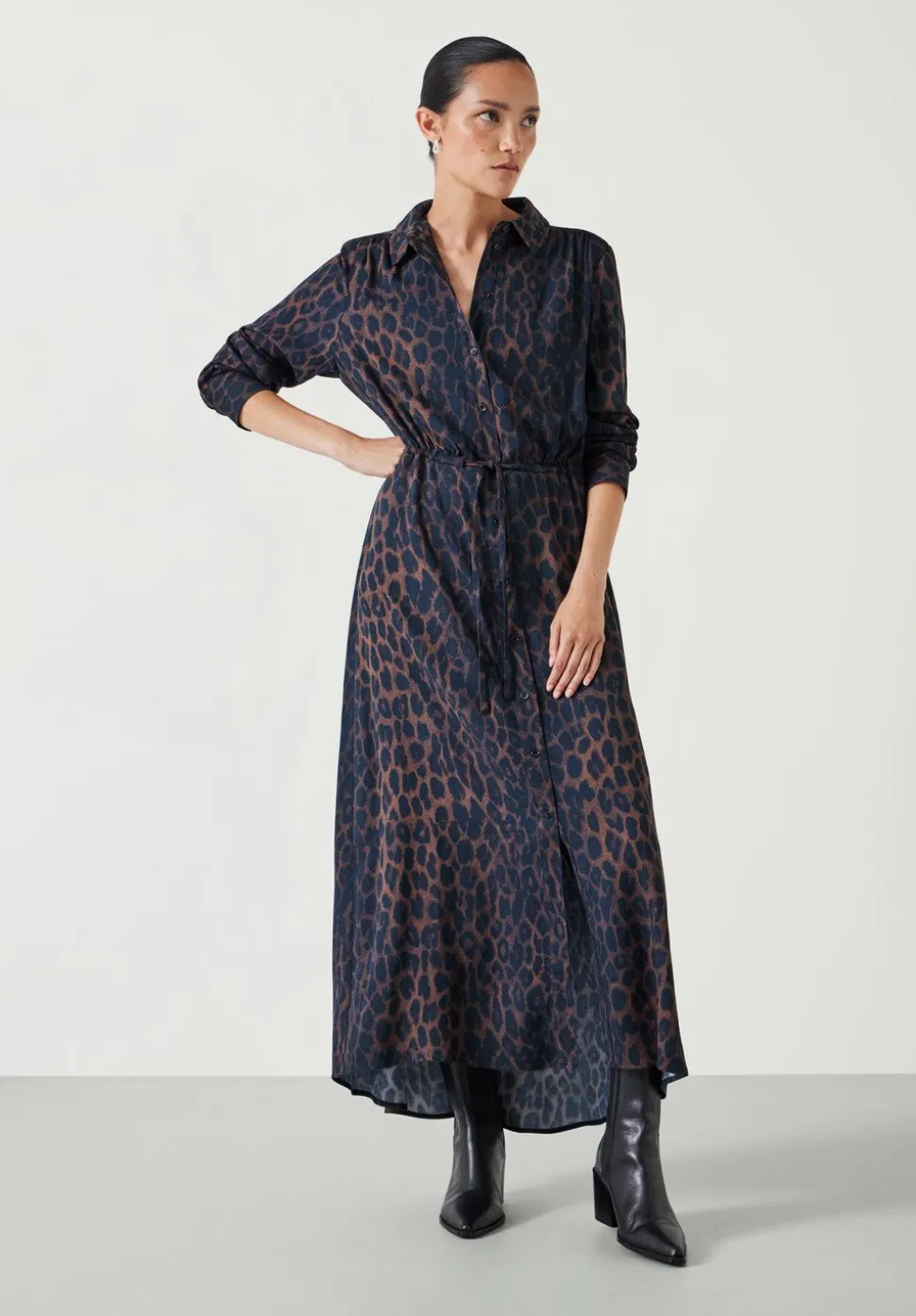 Rosey Midi Shirt Dress