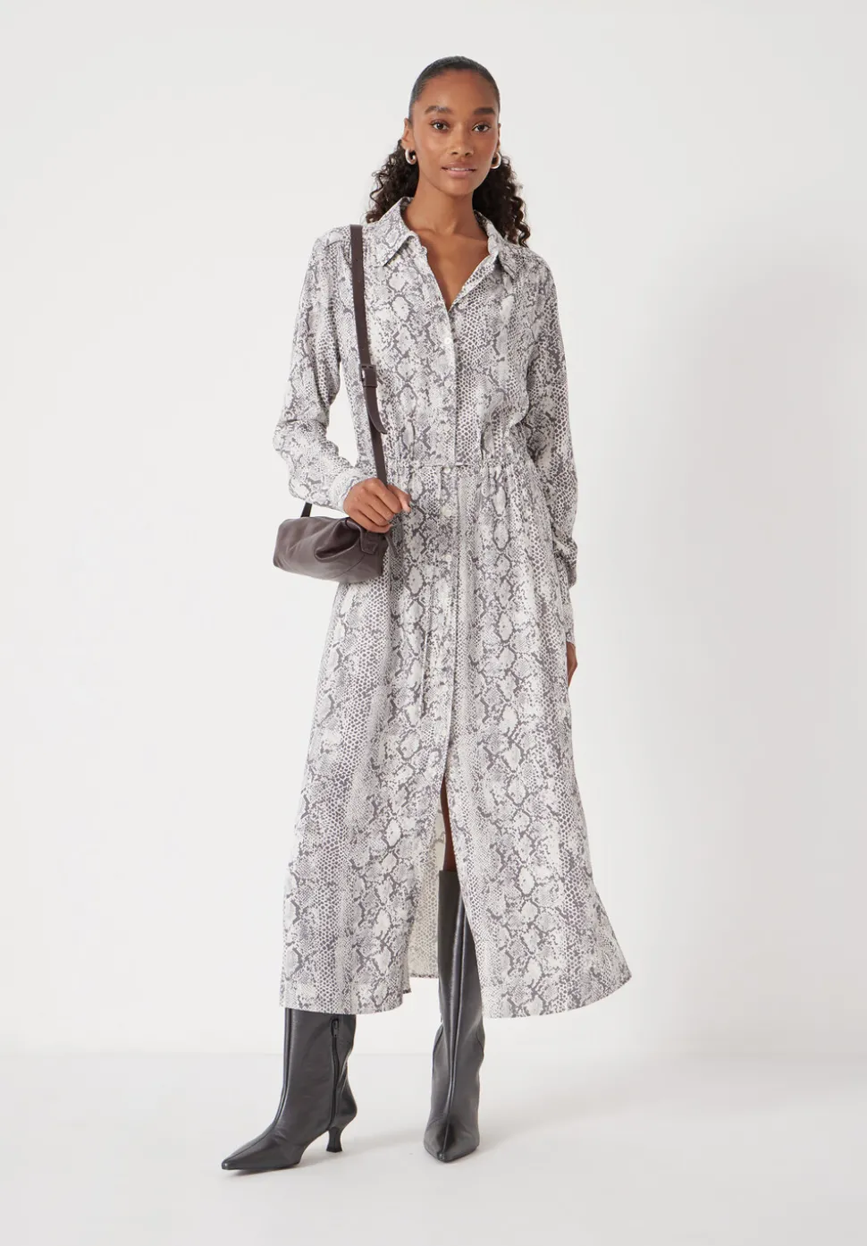 Rosey Midi Shirt Dress