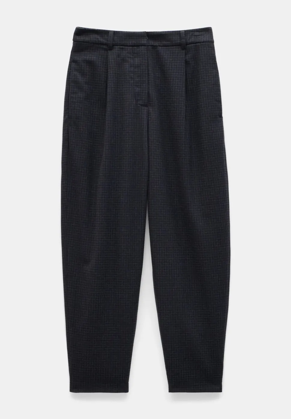 Ruby Check Wool Blend Trousers