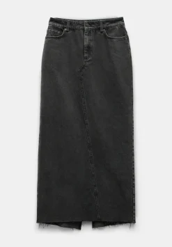 Rylie Denim Maxi Skirt