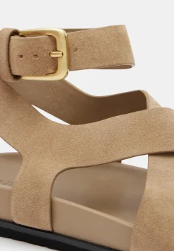 Sadie Suede Footbed Sandal