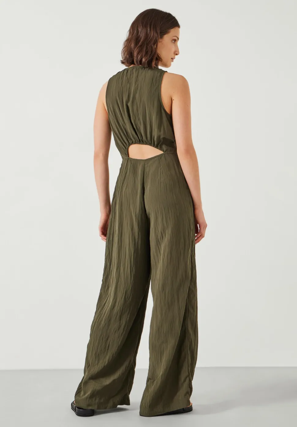 Sandy Fluid Wide Leg Jumpsuit