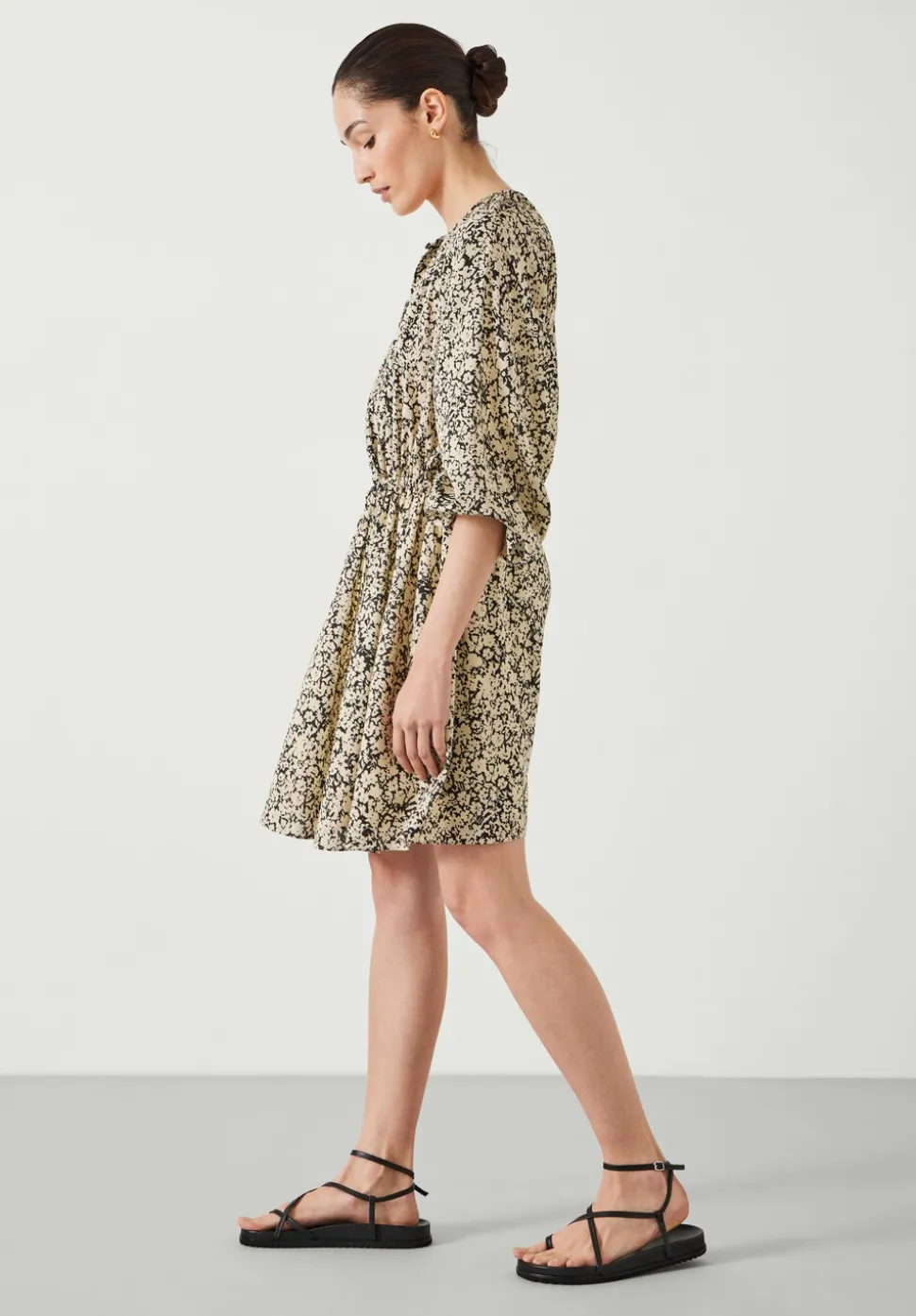 Sara Gathered Mini Dress