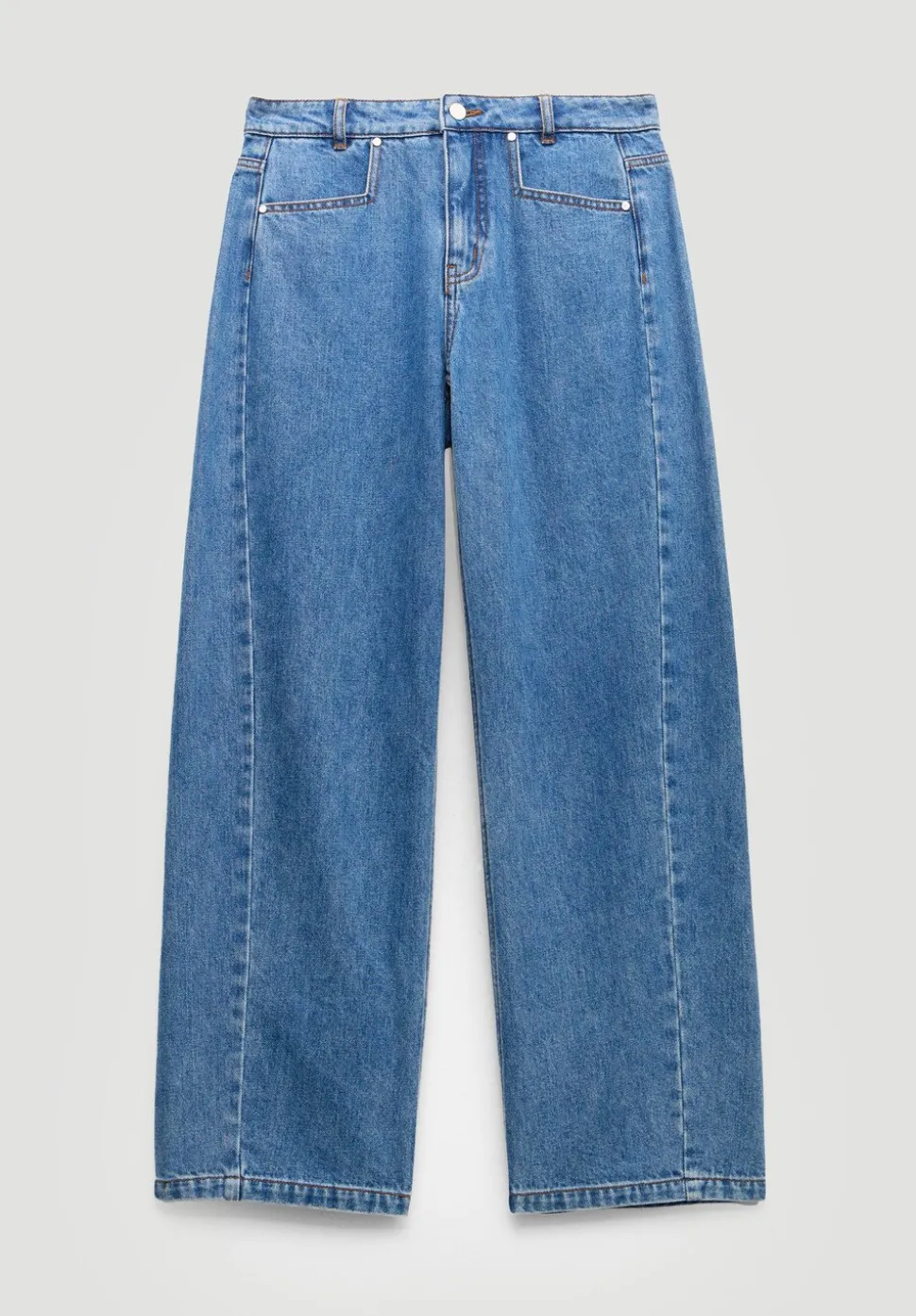 Saskia Straight Seamed Jeans