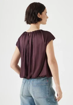 Satin Circular Top