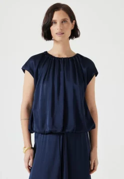 Satin Circular Top