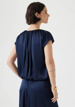 Satin Circular Top