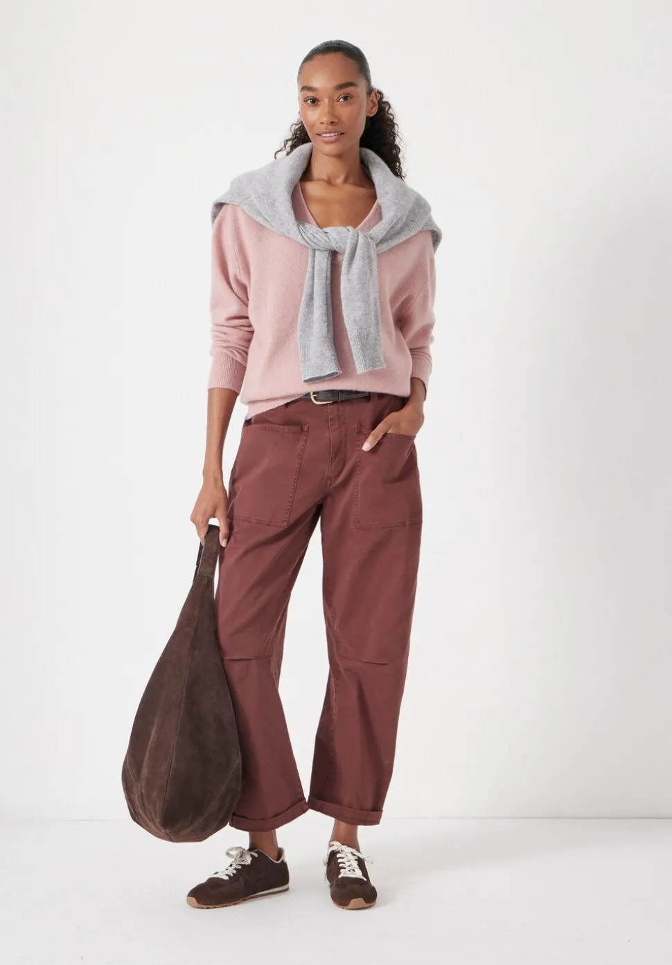 Scarlett Cashmere V Neck Jumper
