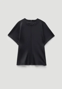 Seam Detail Short Sleeve Top
