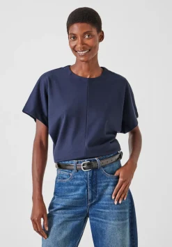 Seam Detail Short Sleeve Top