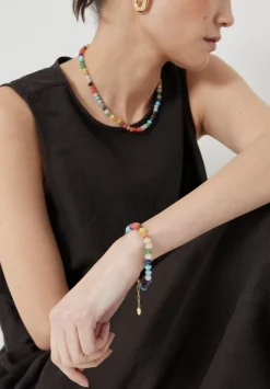 Semi Precious Beaded Bracelet