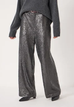 Sequin Wide Leg Trouser