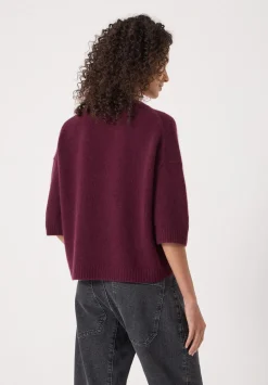 Short Sleeve Chunky Cashmere Tee