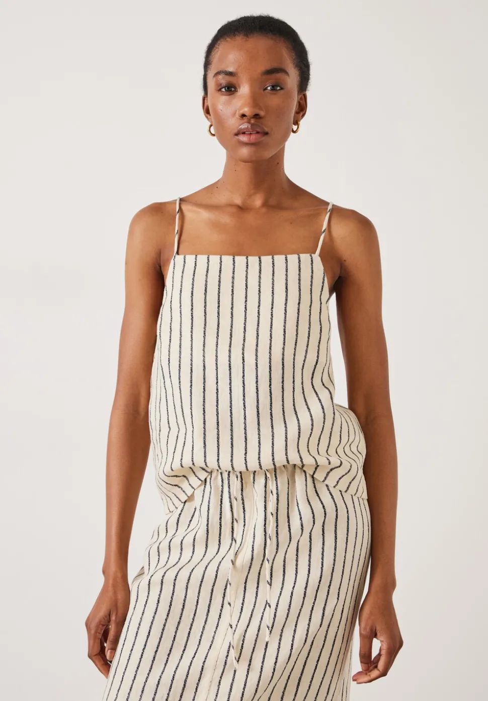 Sian Stripe Linen Cami