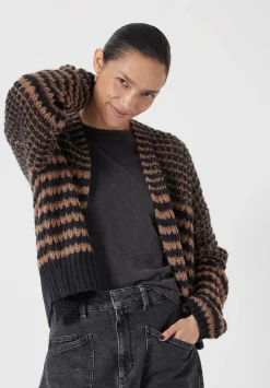 Skye Wool Blend Stripe Cardigan